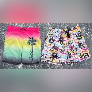 2 Pair Swimming Trunk Bundle Youth Medium
